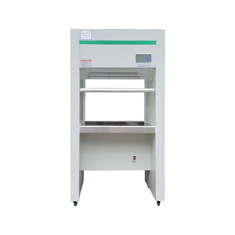 Desain peredam kaca semi tertutup Clean Bench